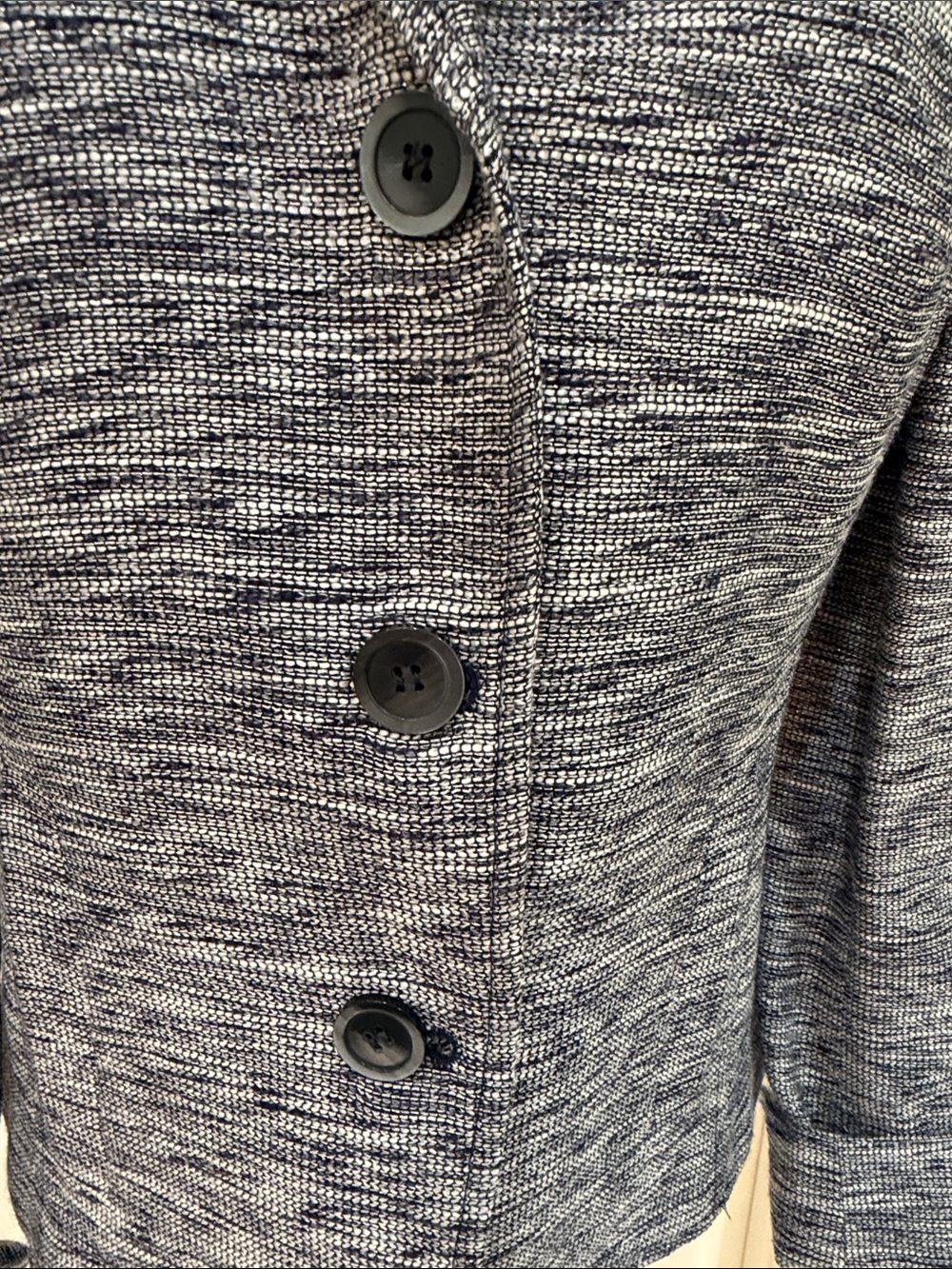 Jones New York Gray Professional Office Blazer Jacket Executive - Picture 4 of 4